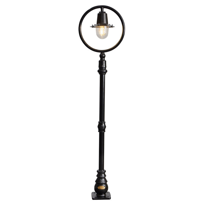 Station Master 1Lt Lamp Post - Cast Iron/Copper