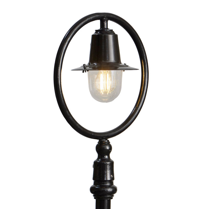 Station Master 1Lt Lamp Post - Cast Iron/Copper