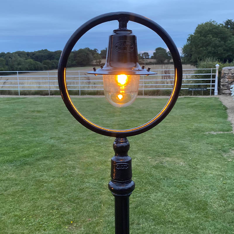 Station Master 1Lt Lamp Post - Cast Iron/Copper