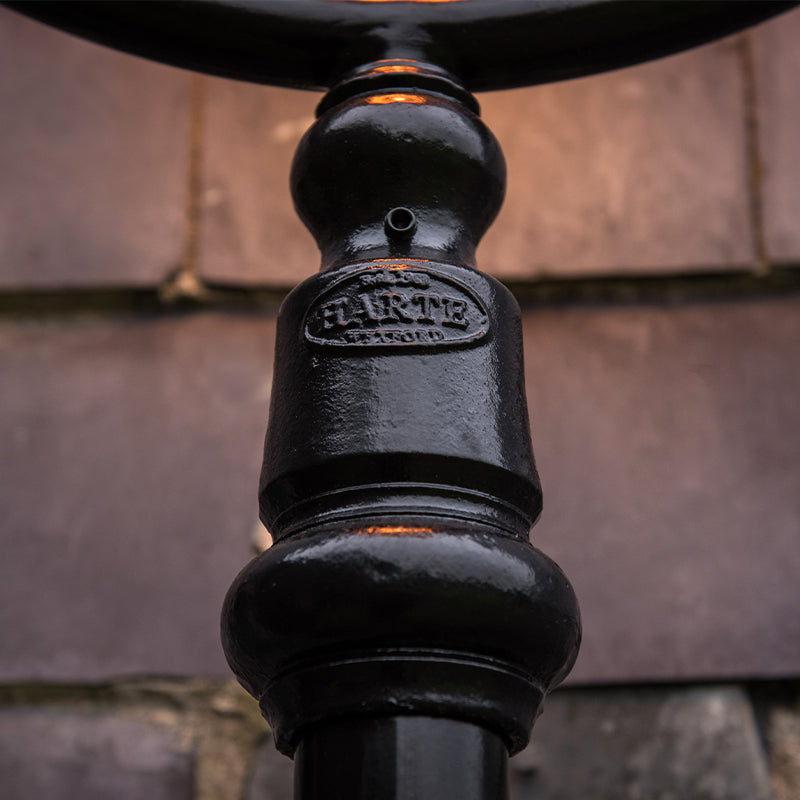 Station Master 1Lt Lamp Post - Cast Iron/Copper