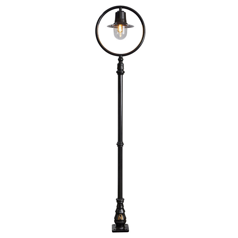 Station Master 1Lt Lamp Post - Cast Iron/Copper