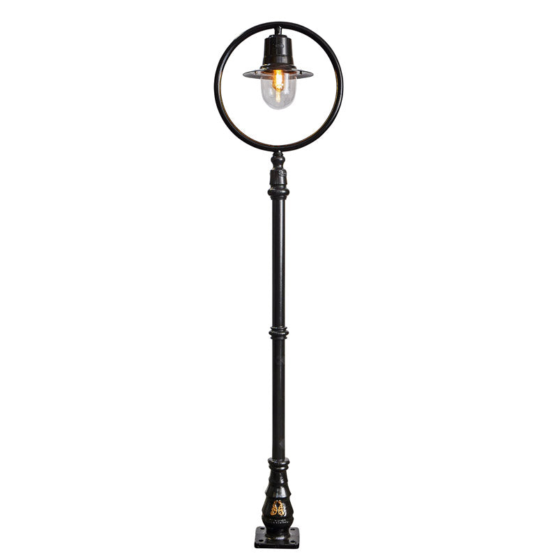 Station Master 1Lt Lamp Post - Cast Iron/Copper