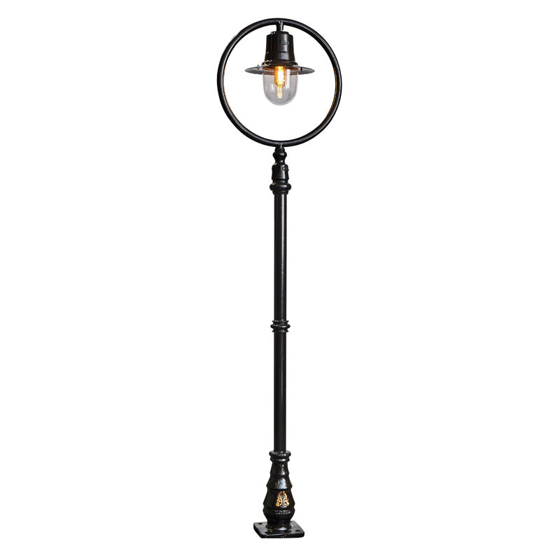 Station Master 1Lt Lamp Post - Cast Iron/Copper