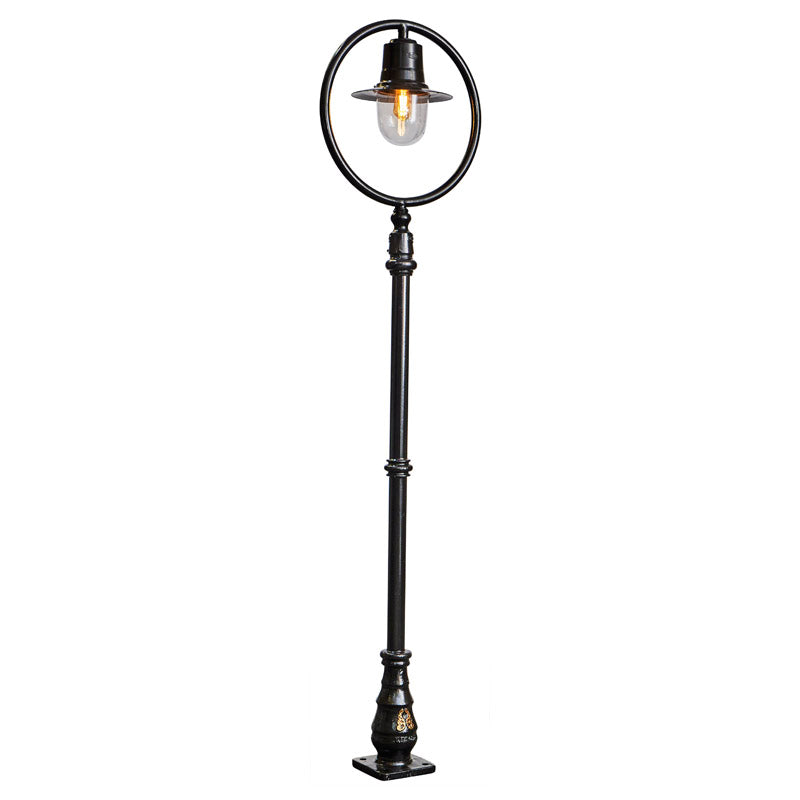 Station Master 1Lt Lamp Post - Cast Iron/Copper