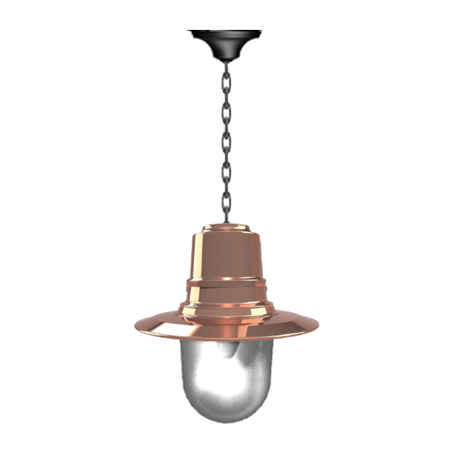 Avonshire 1Lt Outdoor Pendant - Cast Iron/Copper
