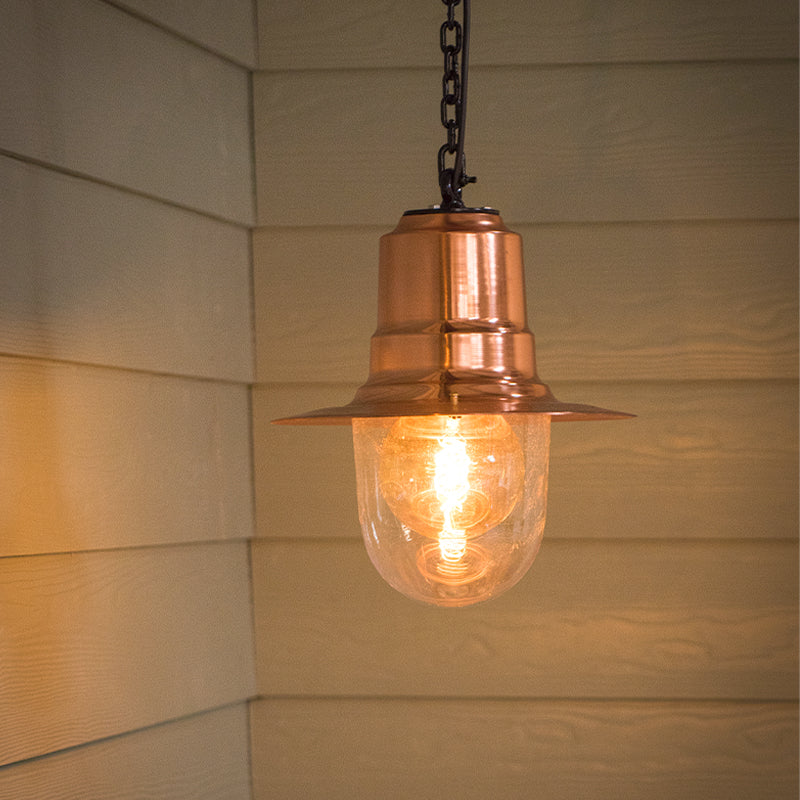 Avonshire 1Lt Outdoor Pendant - Cast Iron/Copper