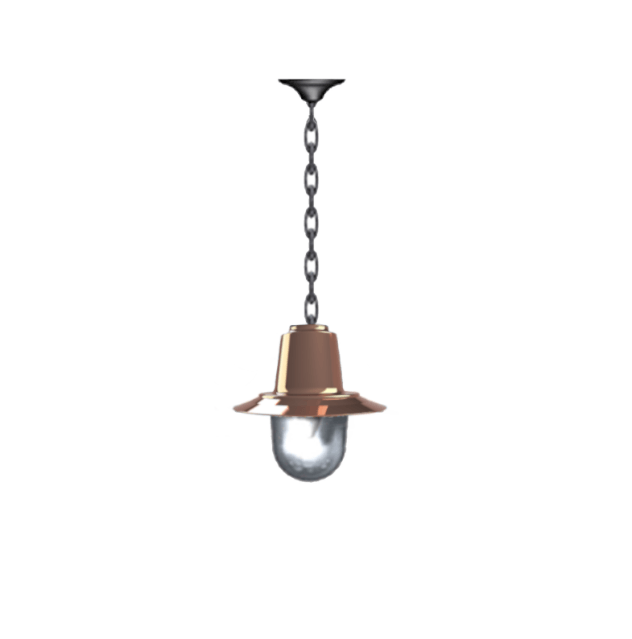 Avonshire 1Lt Outdoor Pendant - Cast Iron/Copper