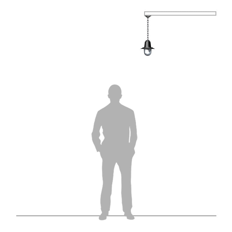 Avonshire 1Lt Outdoor Pendant - Cast Iron/Copper