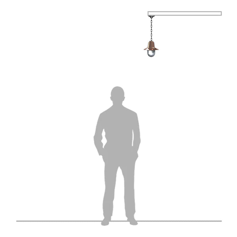 Avonshire 1Lt Outdoor Pendant - Cast Iron/Copper