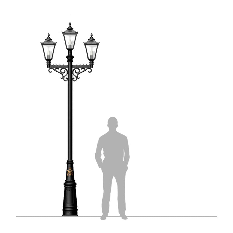 Killarney 2/3Lt Lamp Pole - Cast Iron