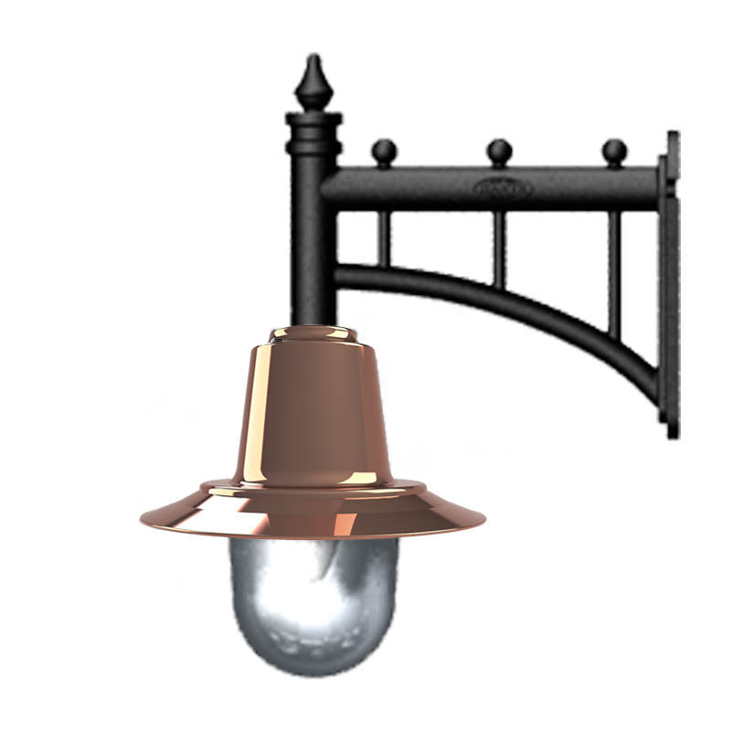 Avonshire 1Lt Outdoor Wall Light - Copper
