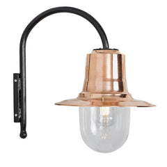 Skipton 1Lt Outdoor Wall Light - Cast Iron/Copper