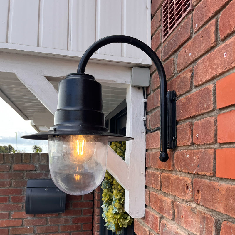 Skipton 1Lt Outdoor Wall Light - Cast Iron/Copper