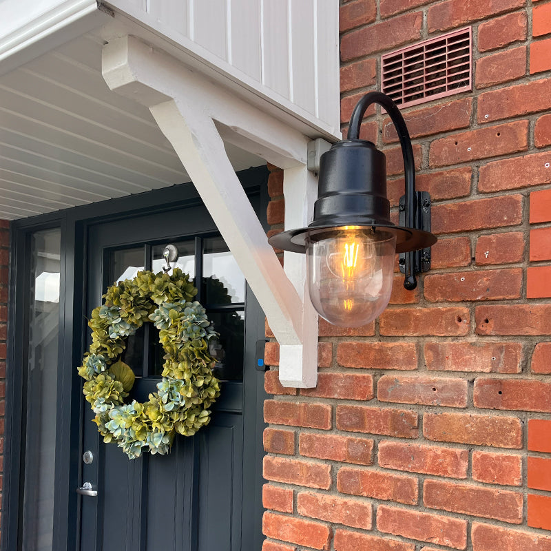 Skipton 1Lt Outdoor Wall Light - Cast Iron/Copper