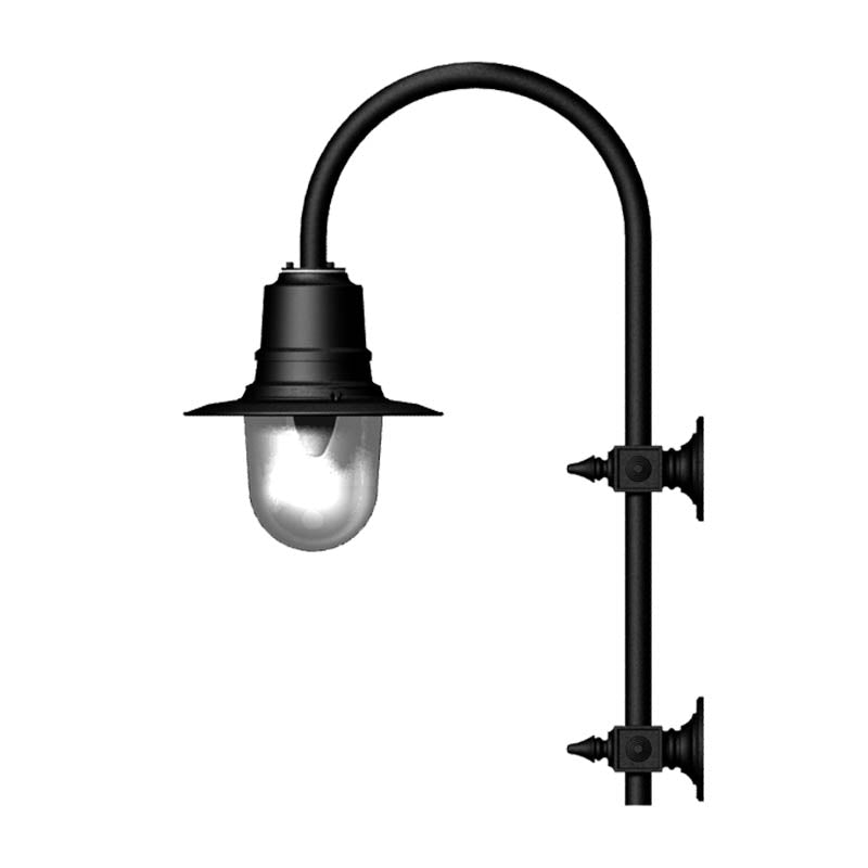 Skipton 1Lt Outdoor Wall Light - Cast Iron/Copper