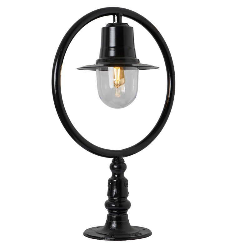 Bennett 1Lt Flat Pier Cap Light - Cast Iron/Copper