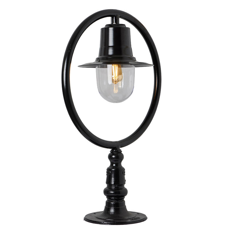 Bennett 1Lt Flat Pier Cap Light - Cast Iron/Copper