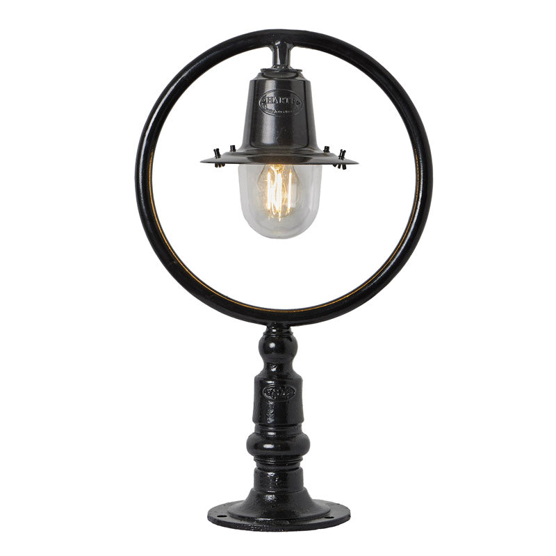 Bennett 1Lt Flat Pier Cap Light - Cast Iron/Copper
