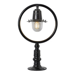 Bennett 1Lt Flat Pier Cap Light - Cast Iron/Copper
