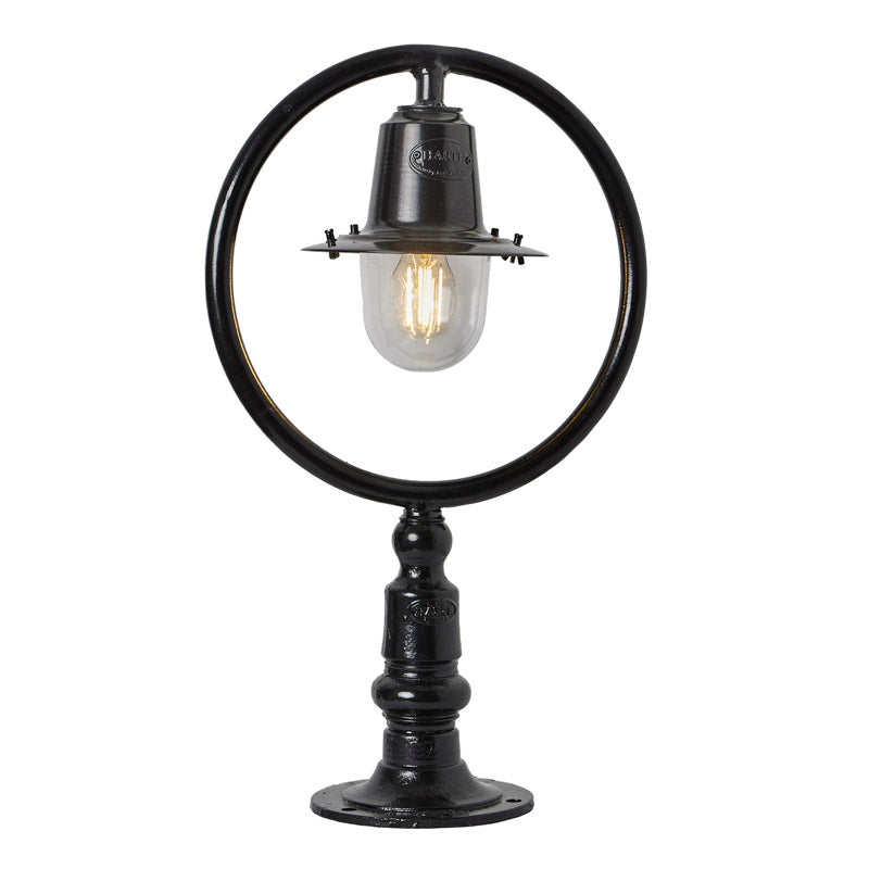 Bennett 1Lt Flat Pier Cap Light - Cast Iron/Copper