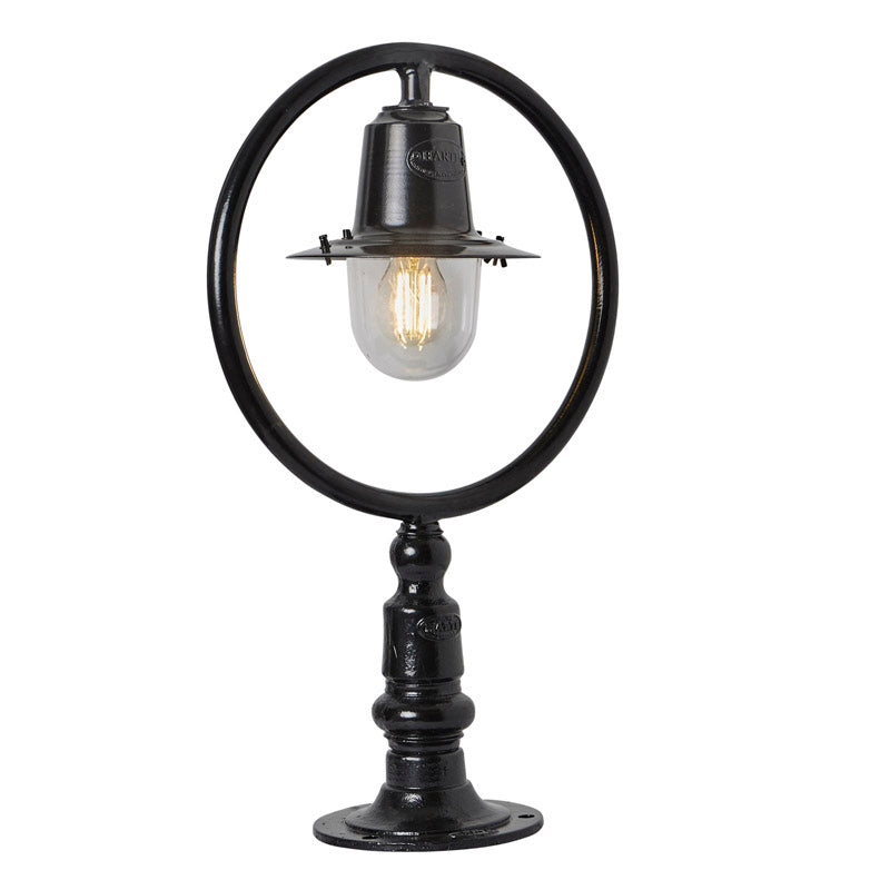 Bennett 1Lt Flat Pier Cap Light - Cast Iron/Copper