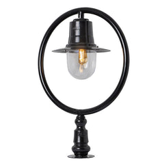 Bennett 1Lt Narrow Pier Cap Light - Cast Iron/Copper