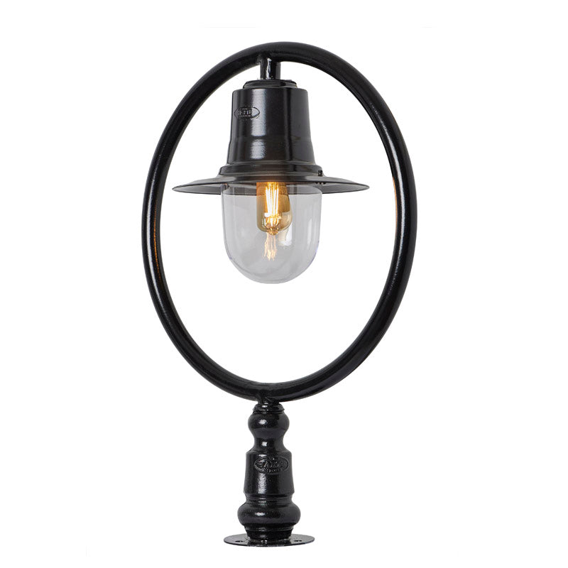 Bennett 1Lt Narrow Pier Cap Light - Cast Iron/Copper
