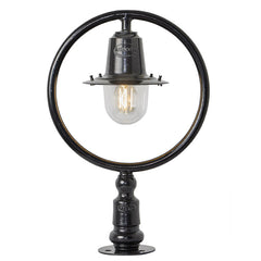Bennett 1Lt Narrow Pier Cap Light - Cast Iron/Copper