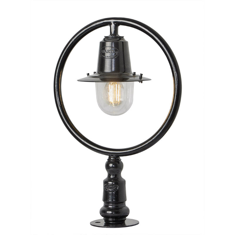 Bennett 1Lt Narrow Pier Cap Light - Cast Iron/Copper