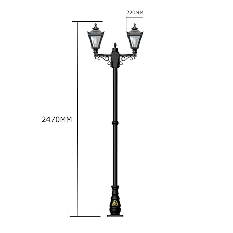 Lilliput 2/3Lt Lamp Pole - Cast Iron