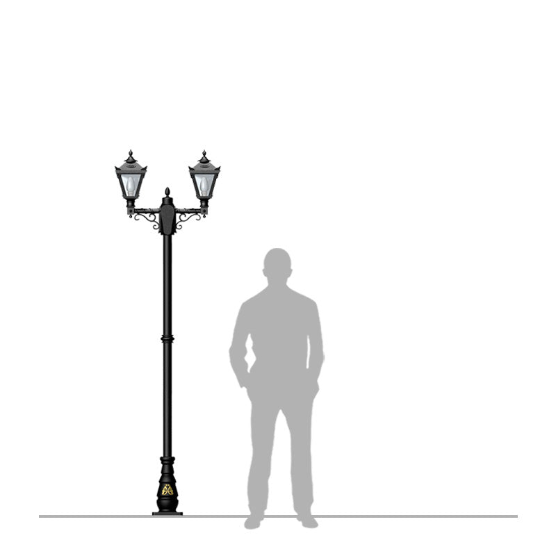 Lilliput 2/3Lt Lamp Pole - Cast Iron