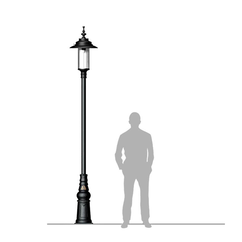 Betley 1Lt Lamp Post - Cast Iron