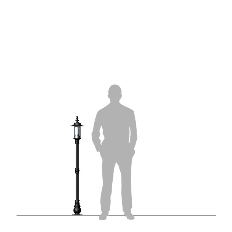 Betley 1Lt Lamp Post - Cast Iron