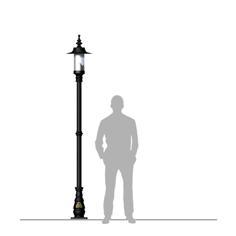 Betley 1Lt Lamp Post - Cast Iron