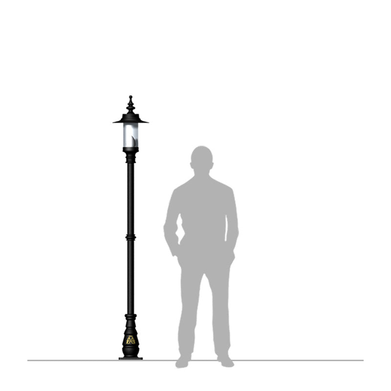 Betley 1Lt Lamp Post - Cast Iron