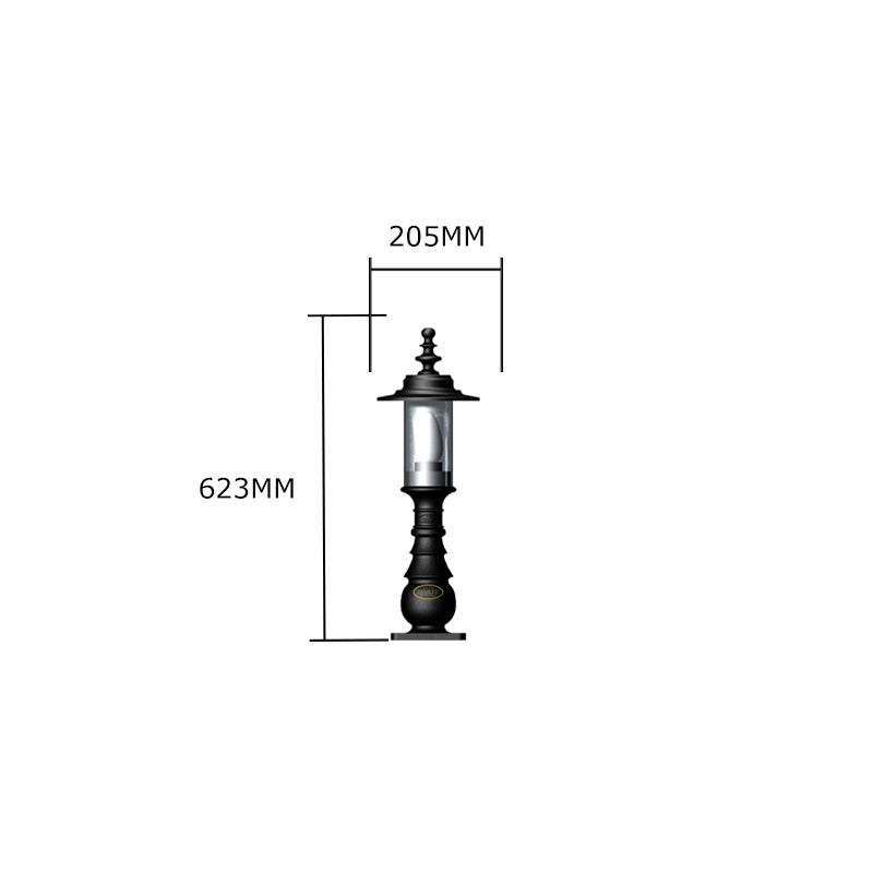 Rosedale 1Lt Bollard - Cast Iron