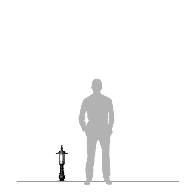 Rosedale 1Lt Bollard - Cast Iron