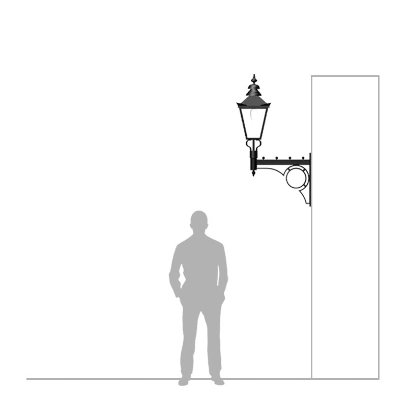 Laverton 1Lt Outdoor Wall Lamp - Cast Iron