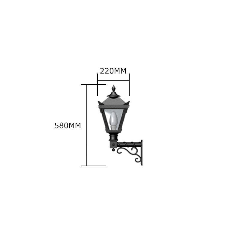 Warburton 1Lt Outdoor Wall Lamp