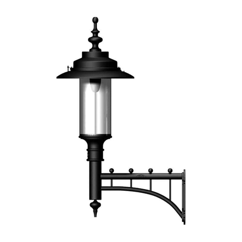 Crossley 1Lt Outdoor Wall Light - Cast Iron