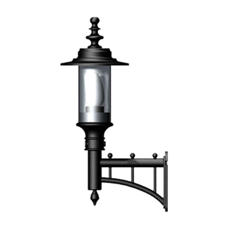 Crossley 1Lt Outdoor Wall Light - Cast Iron