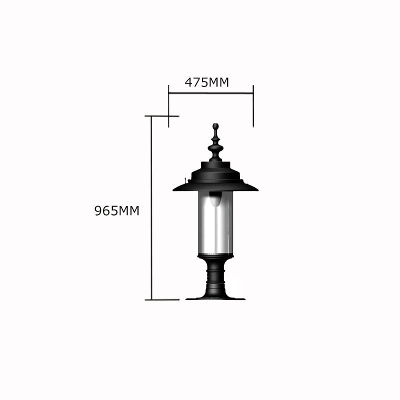 Alamein 1Lt Large Pier Light - Cast Iron