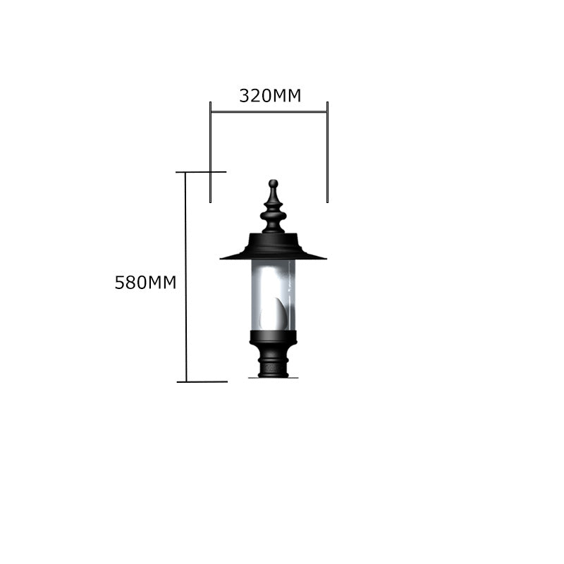 Raglan 1Lt Pier Light - Cast Iron