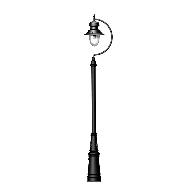Ravenswood 1Lt Teardrop Lamp Post - Cast Iron