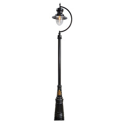 Ravenswood 1Lt Teardrop Lamp Post - Cast Iron