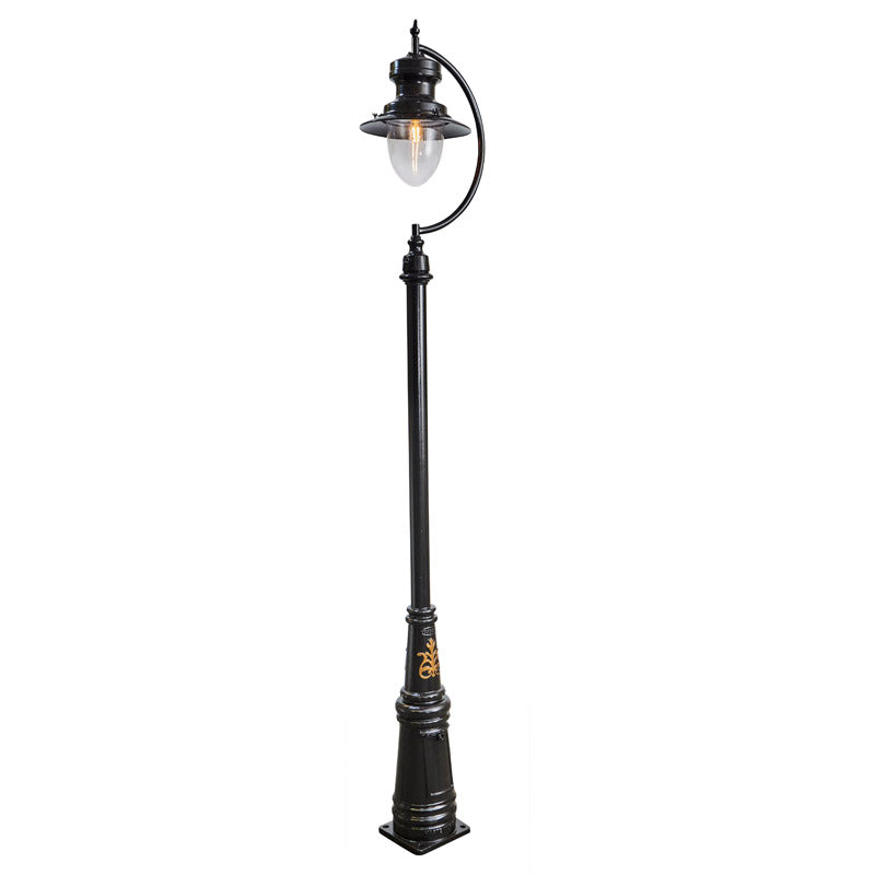 Ravenswood 1Lt Teardrop Lamp Post - Cast Iron