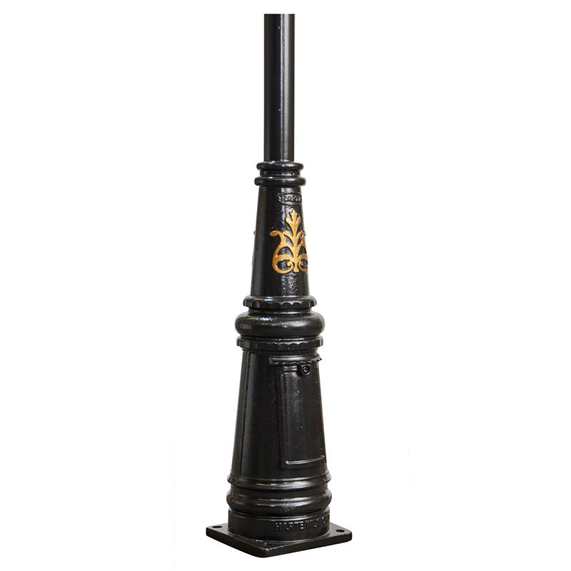 Ravenswood 1Lt Teardrop Lamp Post - Cast Iron