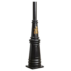 Ravenswood 1Lt Teardrop Lamp Post - Cast Iron