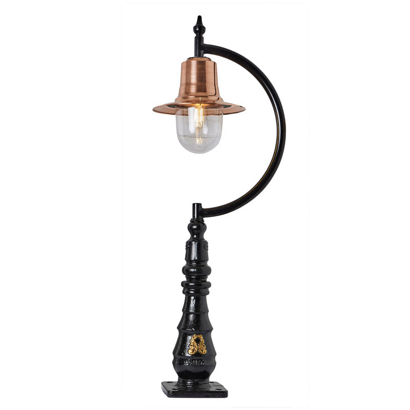 Tennyson 1Lt Teardrop Bollard - Cast Iron/Copper