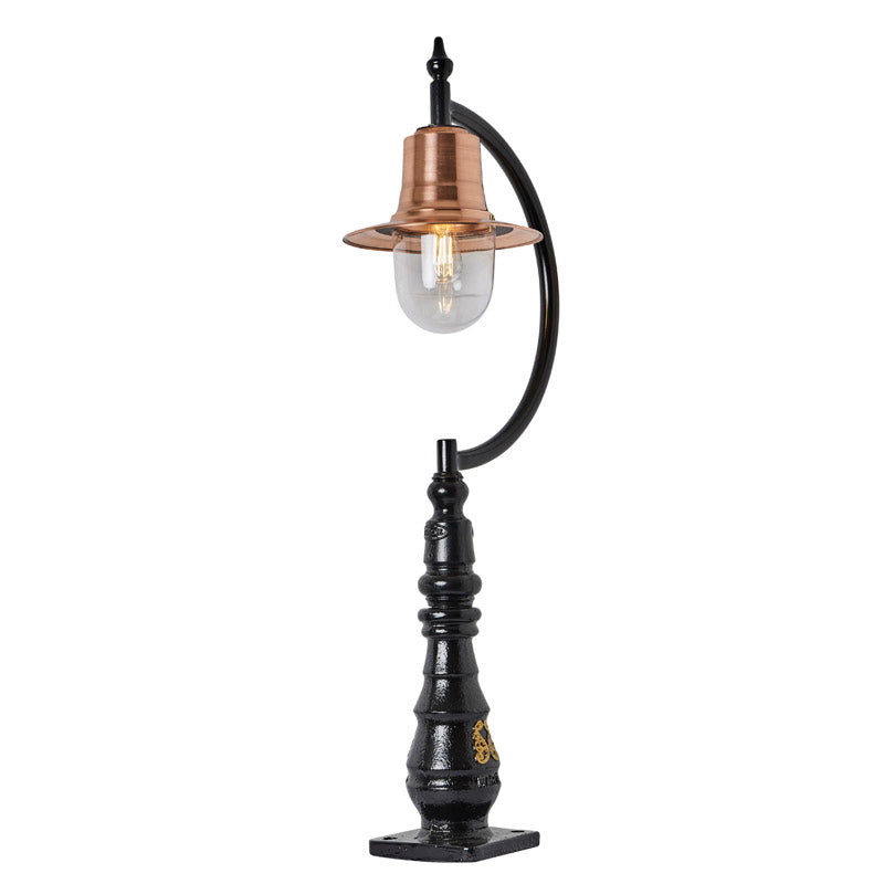Tennyson 1Lt Teardrop Bollard - Cast Iron/Copper